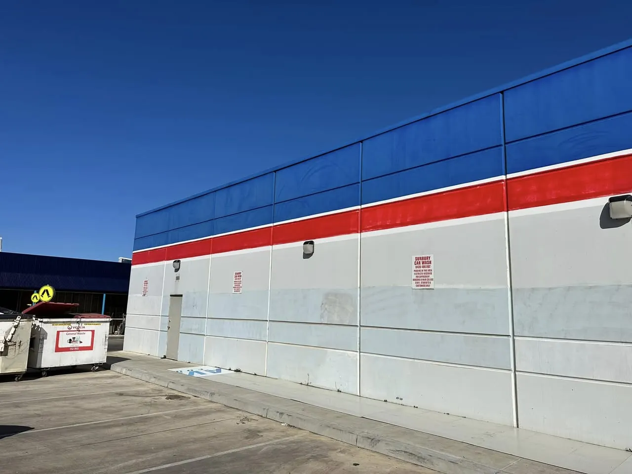 Before - Side elevation and colour bands