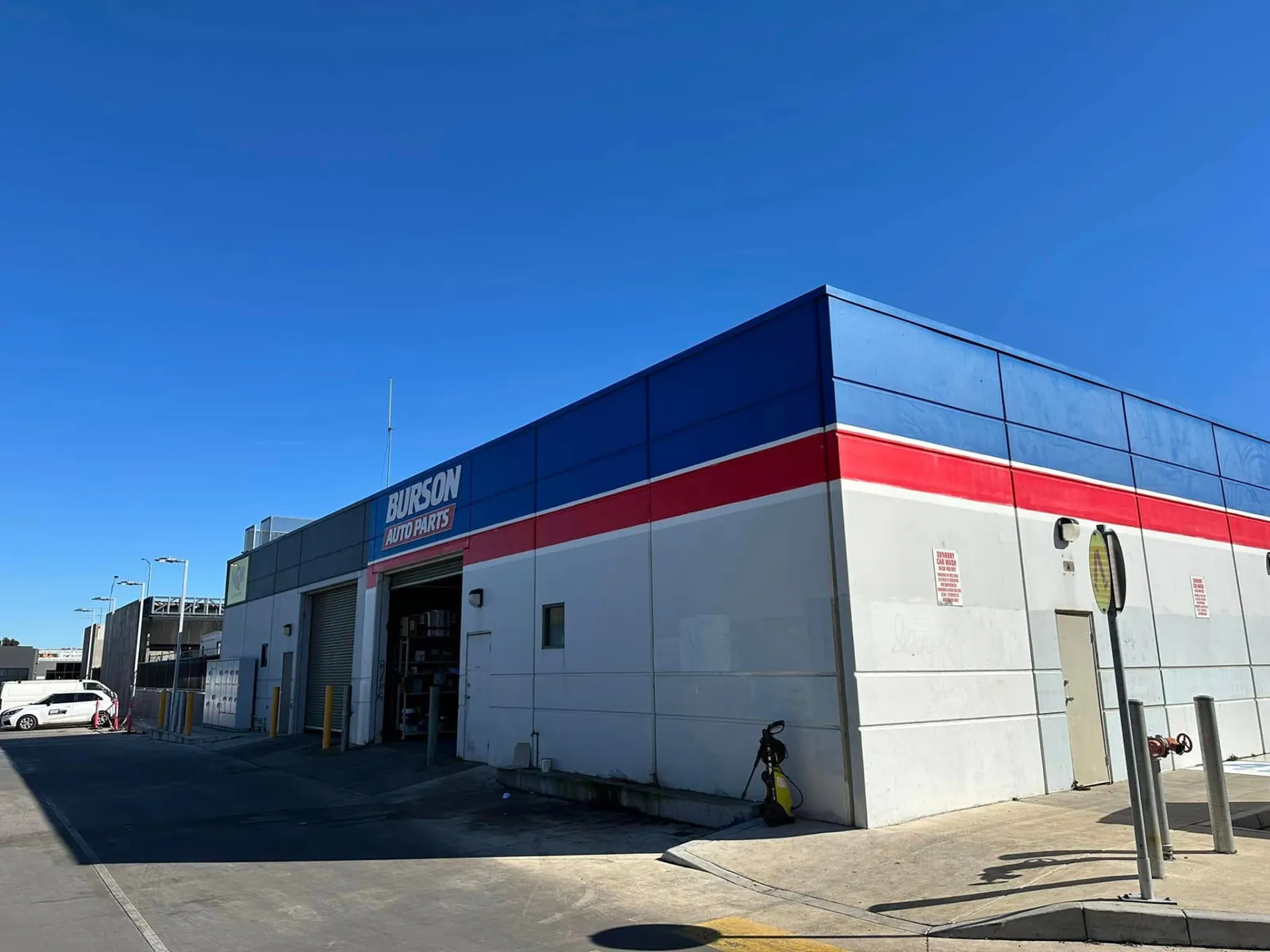 Before - Corner facade and street frontage