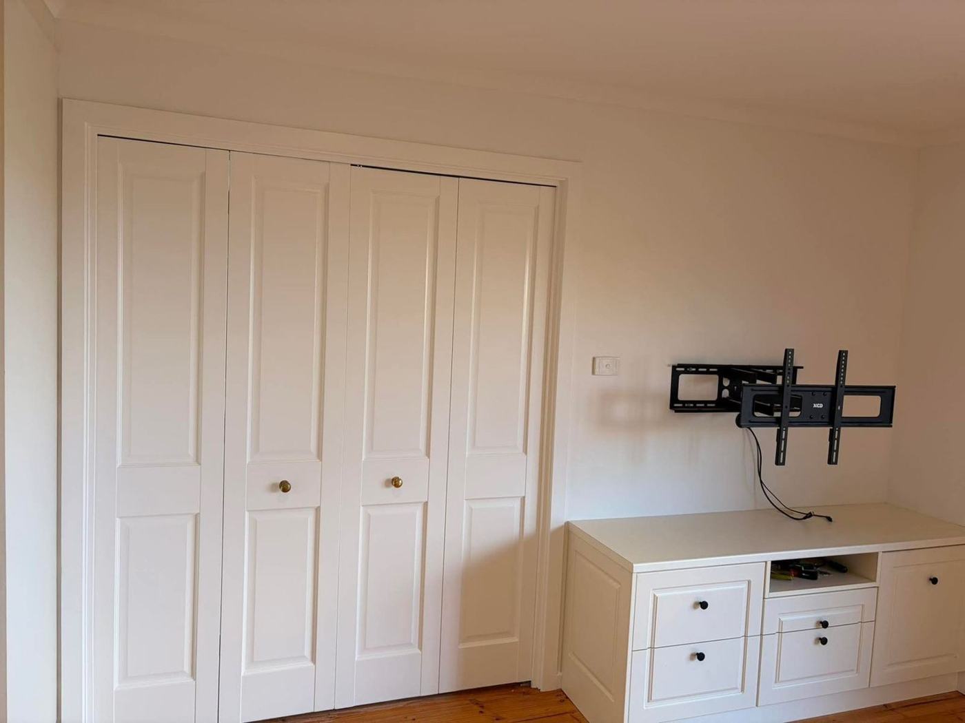 After - Bedroom wardrobes and entertainment unit
