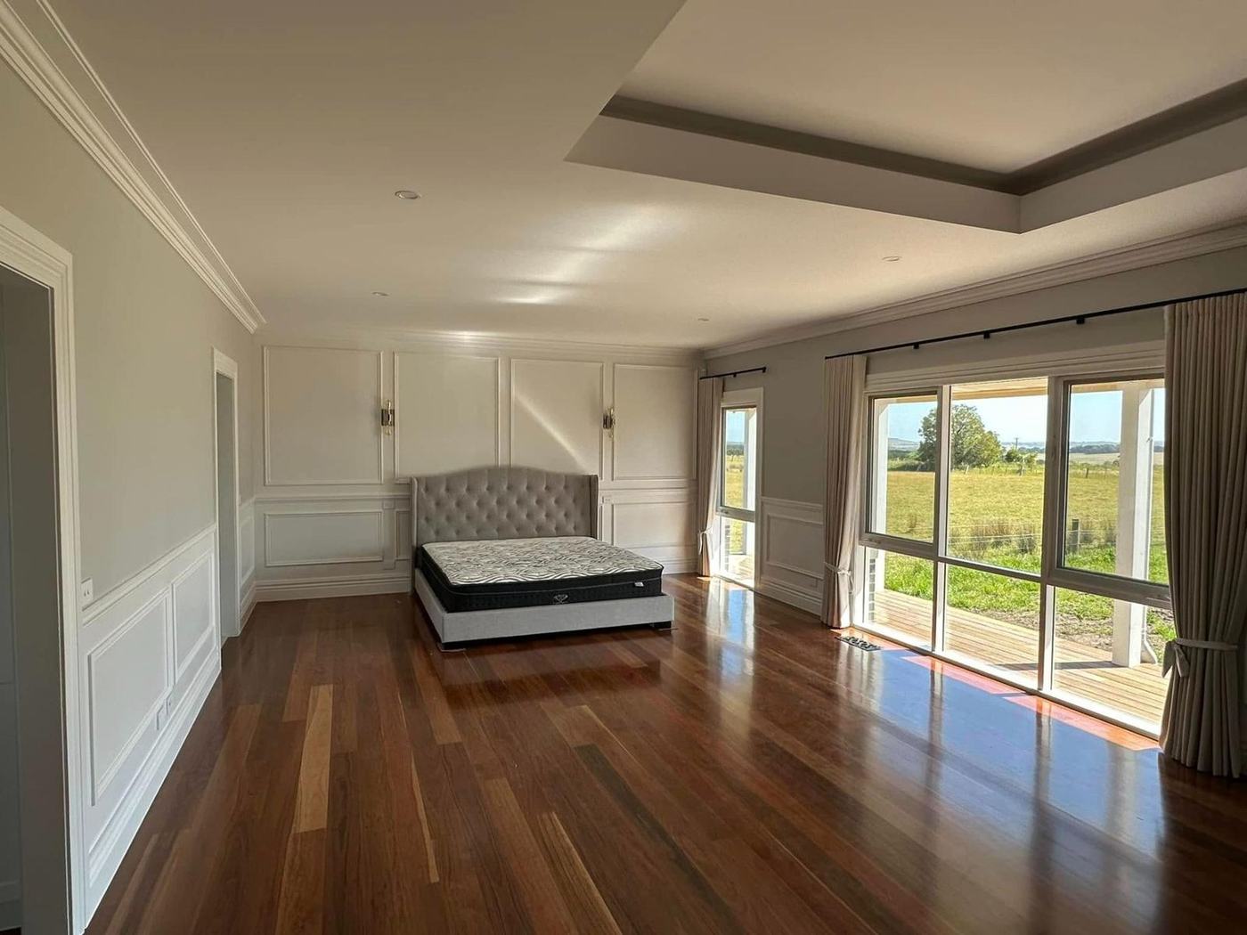 Master bedroom with panelling